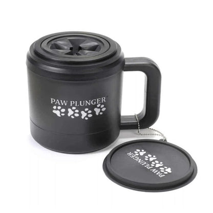 Paw Plunger Black 5.25 Inch L X 3.5 Inch W X 4 Inch H Gentle Paw Cleaner to Keep Your Home and Car Dirt-Free