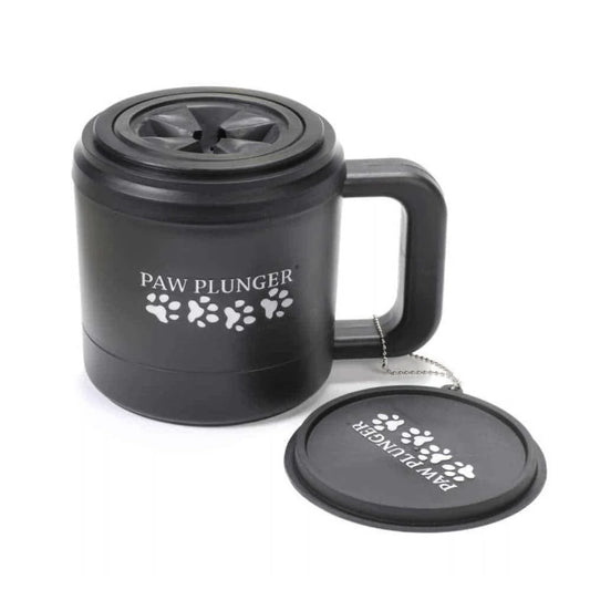 Paw Plunger Black 5.25 Inch L X 3.5 Inch W X 4 Inch H Gentle Paw Cleaner to Keep Your Home and Car Dirt-Free